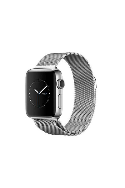 REDz Accessories Curea pentru Apple Watch, Milanese Loop, oțel inoxidabil, argintiu - 38/40/41 mm
