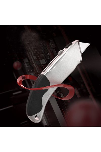 Deli Professional Utility Cutter with Grip Aluminum Deli