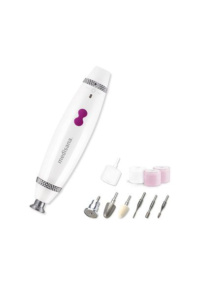 medisana Manicure-pedicure device Medisana MP840 85155, 4 heads, 3 speeds, LED light, WHITE