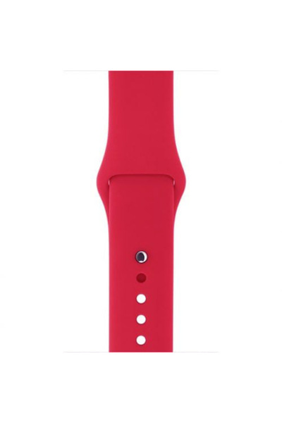 REDz Accessories Curea sport pentru Apple Watch, silicon, roșie - 44/45/46/49 mm, medie