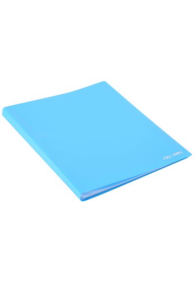 Deli Plastic Button Folder A4 Transparent Deli