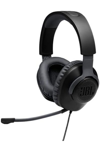 JBL Wired Gaming Headset, Black, with Detachable Microphone - JBL Quantum 100