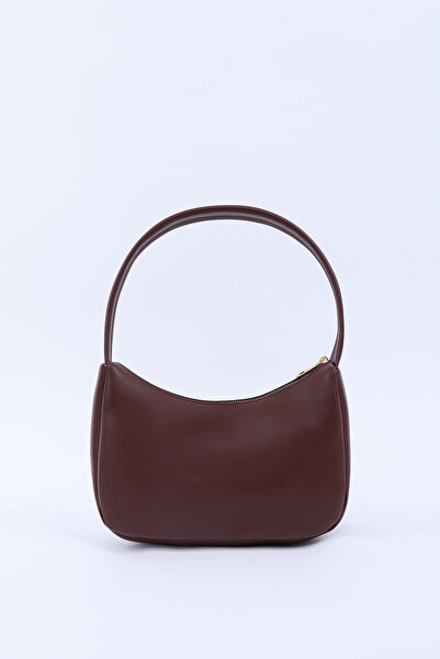 SHAKA Claret Red Shk229 Faux Leather, Single Compartment with Zipper, Baguette Model Hand, Arm and Shoulder Bag