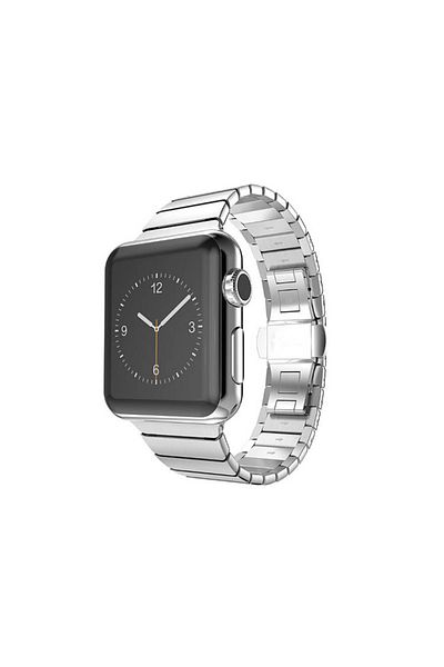 REDz Accessories Curea metalică pentru Apple Watch, argintie - 44/45/46/49 mm
