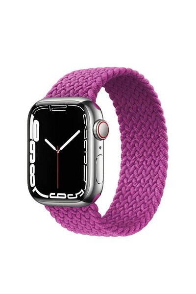 REDz Accessories Solo Loop Strap, Compatible with Apple Watch, Elastic, Light Purple - 38/40/41 mm, Large