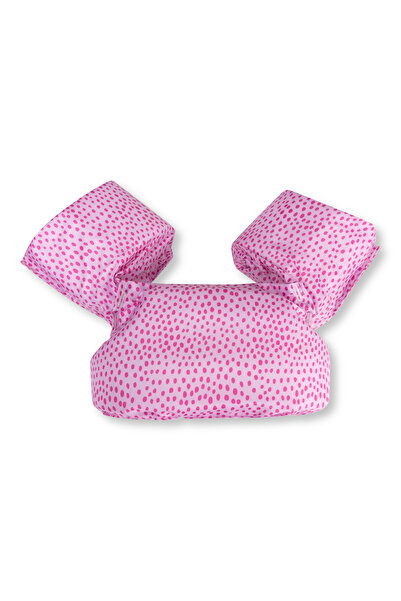 Swim Essentials Pink w Dots Puddle Jumper Kolluklu Yüzme Yeleği 2-6 Yaş