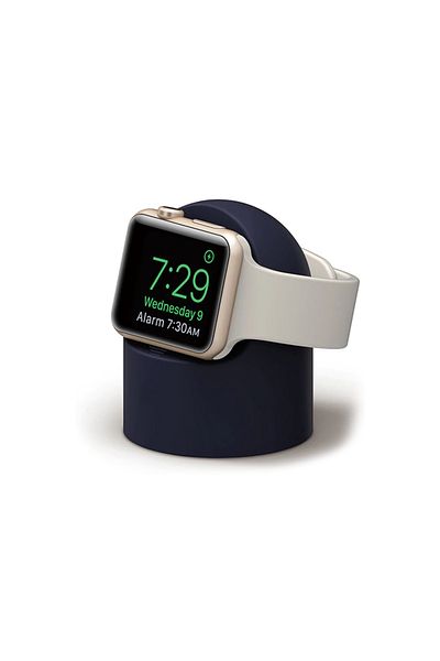 REDz Accessories Dock pentru Apple Watch, silicon, bleumarin