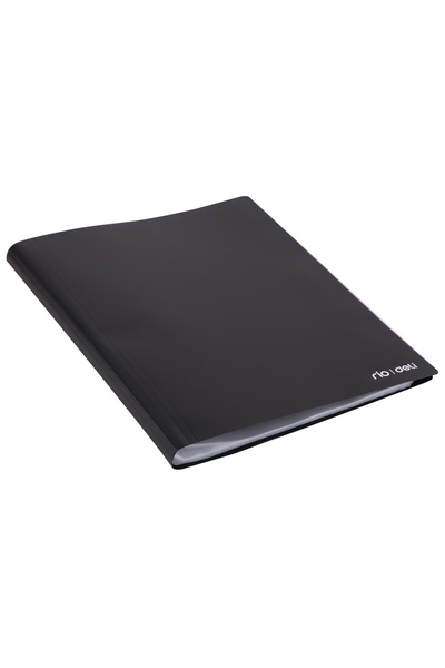 Deli Plastic Button Folder A4 Transparent Deli