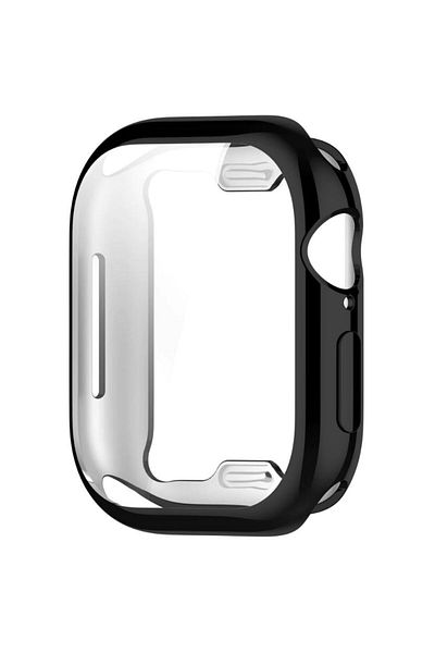 REDz Accessories Shockproof Protective Case, For Watch Series 10, Full Body, Silicone, Black - Watch 46mm Series 10