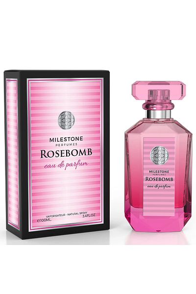 Milestone Rosebomb Fragrance, 100 Ml, Flower & Fruit, Women's