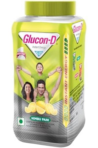 GLUCON-D Lime Glucose Powder | For Tasty & Healthy Orange Flavoured Glucose Drink| Provides Instant