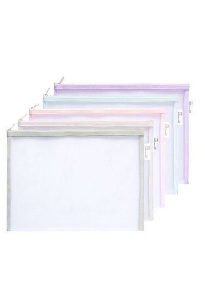 Deli Polyester Zip Protection Folder A4 Deli