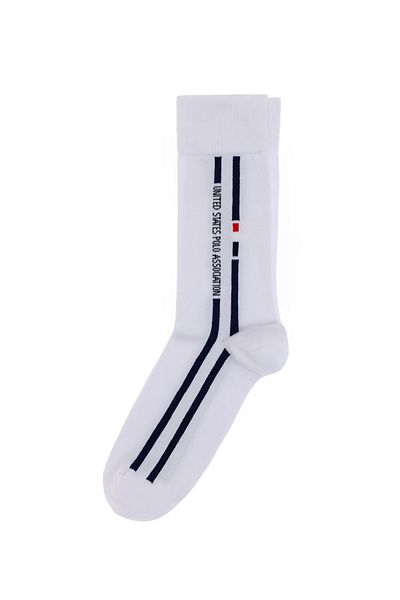 U.S. Polo Assn. Men's White Socks 50304297-Vr013