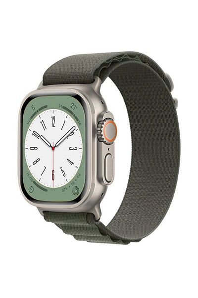 REDz Accessories Alpine Strap, Nylon, Compatible With Apple Watch, Adjustable, Green - 44/45/46/49 Mm