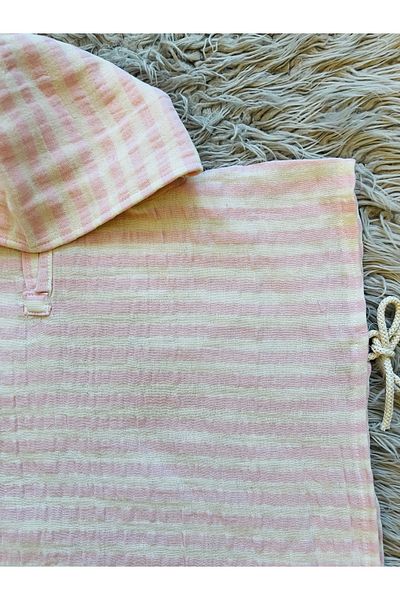 enes baby Organic Double Layer Muslin Sea Pool Poncho