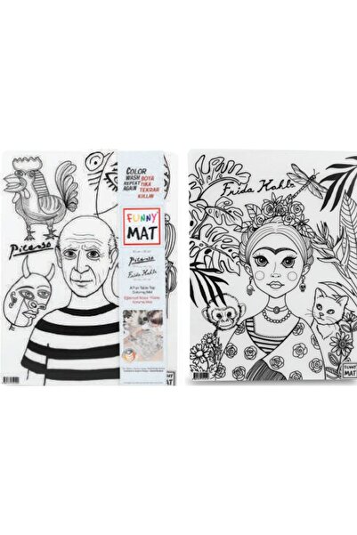 Marvel سجادة مضحكة - بابلو بيكاسو وفريدا كاهلو 25 × 35 سم