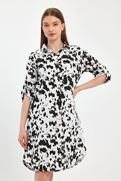 Heaven Ephesus Λινό τουνίκ με σχέδια (DALMAÇIA) - 1558