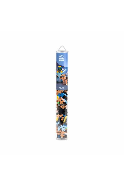 Plus Plus Plus-Plus construction set, 100-piece tube, Policeman