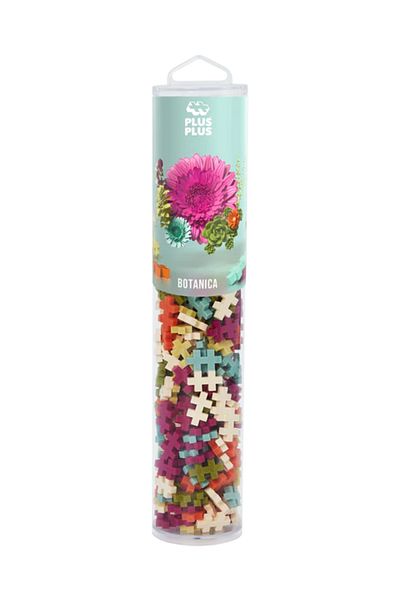 Plus Plus Plus-Plus construction set, 240-piece tube, Botanica Mix, botanical colors
