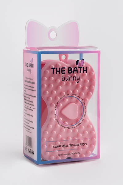 The Bath Bunny Silikon Vücut Temizleme Fırçası El Geçmeli Peeling