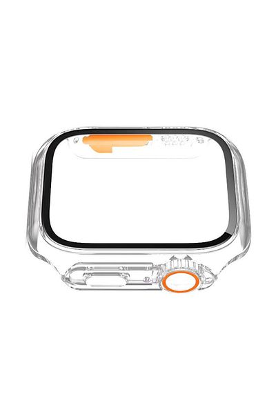 REDz Accessories Carcasă Ultra Design, pentru Apple Watch, protecție antișoc, transparentă - Watch 4/5/6/se 44mm