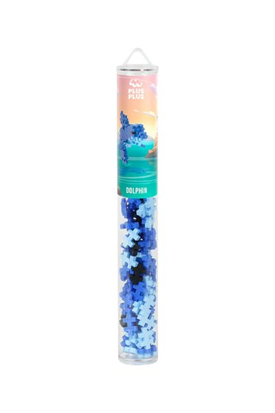 Plus Plus Plus-Plus construction set, 100-piece tube, Dolphin
