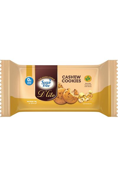 SUGAR FREE D'LITE Sugar Free D’lite Cookies Cashew Cookies 80g