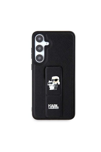 Karl Lagerfeld Husă pentru Samsung Galaxy S24 Plus, Karl Lagerfeld, Saffiano Gripstand, Negru