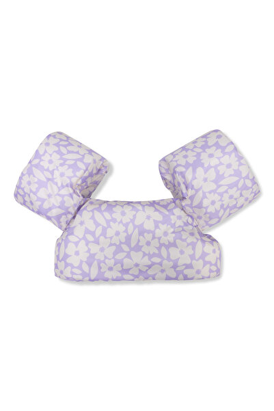 Swim Essentials Purple Flowers Puddle Jumper Kolluklu Yüzme Yeleği 2-6 Yaş