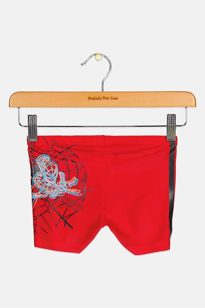 adidas Kids Boy Graphic Printed Outdoor Shorts, Red