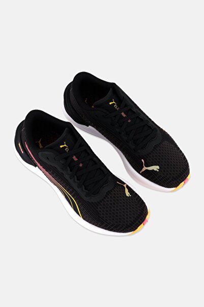 Puma Women Electrify Nitro Lace Up Running Shoes, Black