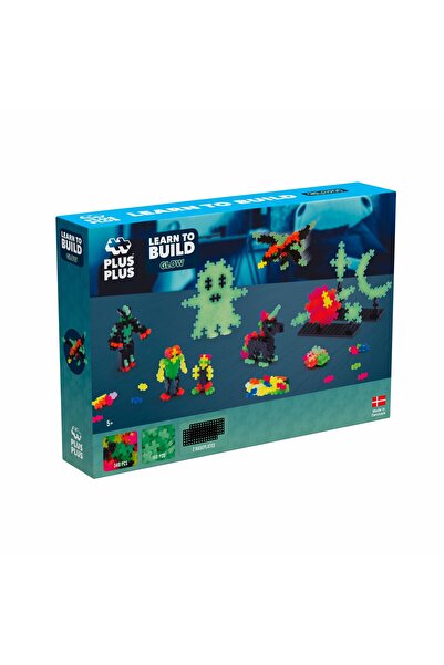 Plus Plus Set constructie Plus-Plus, 500 piese, Invata sa construiesti, culor...