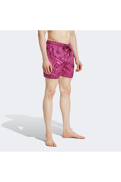 adidas Tropical Club Farmrio Men's Purple Swimsuit