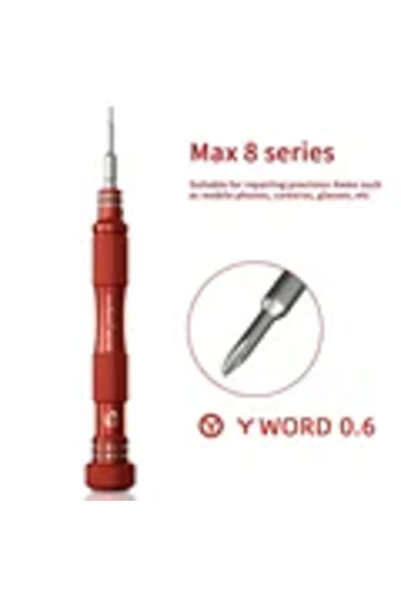 Choice Y 0.6 MECHANIC MAX8 مفك براغي غير قابل للانزلاق 0.8 Torx 0.6 Y-Type 1....
