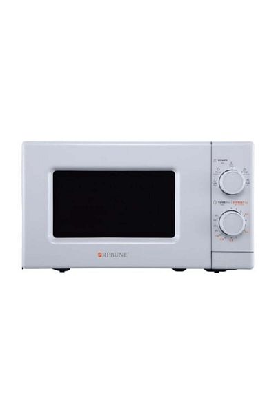 rebune Ribbon Microwave 20l 700w - Mechanical Control - White - Re-10-038