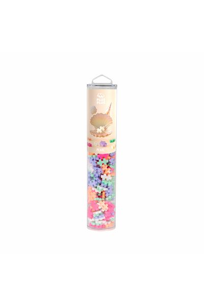 Plus Plus Plus-Plus construction set, 240-piece tube, Pearl Mix, pearl colors