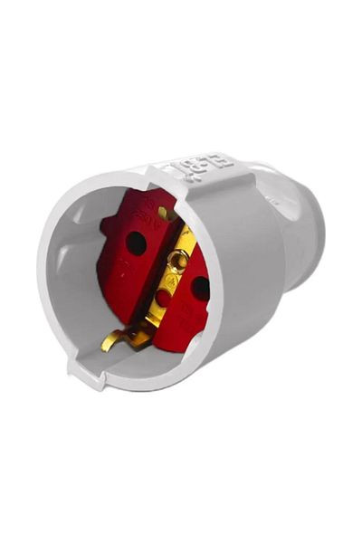 Ledarmy Grounded Female Plug 16A 250V Safe Electrical Connection Receptacle