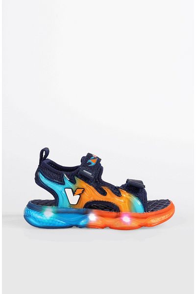 Vicco Vi̇Cco Jack Boy's Laci̇Vert Lighted Phylon Sandals