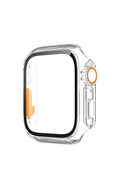 REDz Accessories Carcasă Ultra Design, pentru Apple Watch, protecție antișoc, transparentă - Watch 4/5/6/se 44mm