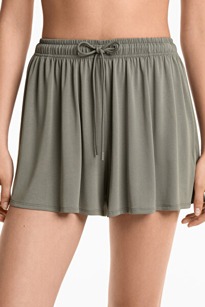 Oysho Modal Içeren Dökümlü Bol Şort