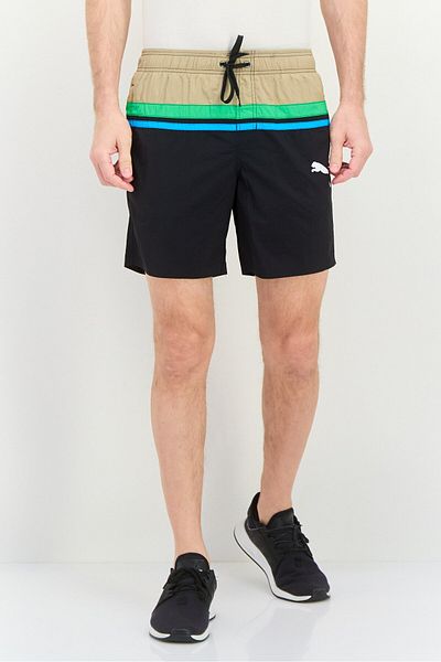 Puma Men Sportswear Fit Brand Logo Board Shorts, Multicolor