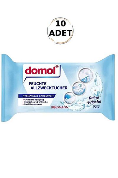 DOMOL Multi-Purpose Cloth 50 Li X 10 Pack Pastelglobalcdi
