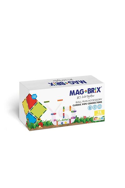 Magblox Connector set for Magbrix Marble Run ball circuit