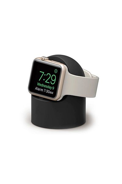 REDz Accessories Dock pentru Apple Watch, silicon, negru mat