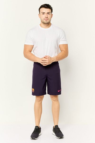 Nike شورت كرة قدم رياضي للرجال، أرجواني غامق