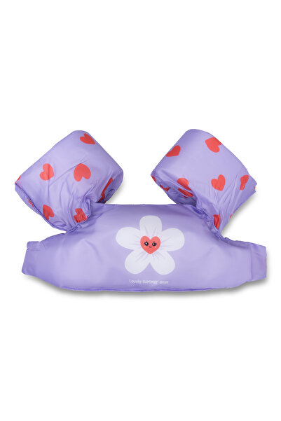 Swim Essentials Flower Hearts Puddle Jumper Kolluklu Yüzme Yeleği 2-6 Yaş