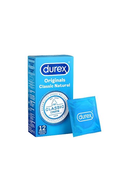 Durex Prezervative Originals Classic Natural, Protectie Si Confort De Necontestat, 12 Bucati