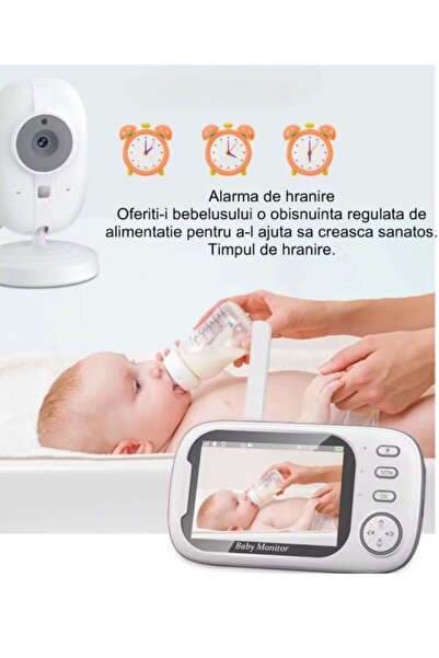 OEM Camera De Supraveghere,bebelusi, Monitorizare In Timp Real, Alarma De Hranire, Muzica , Night Vision