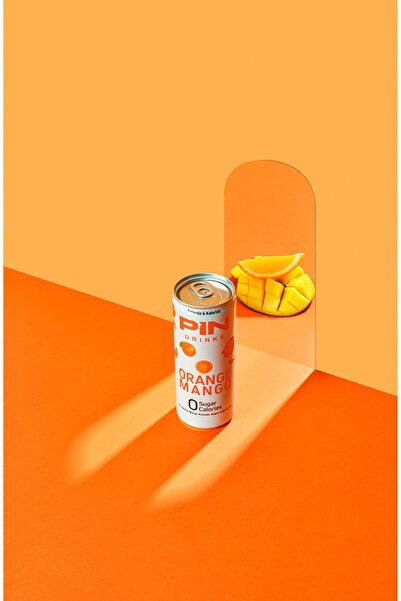 Pin Orange Mango Tropikal Beyaz Çay- Şekersiz & Kalorisiz 250 ml X 12 Adet Ice Tea