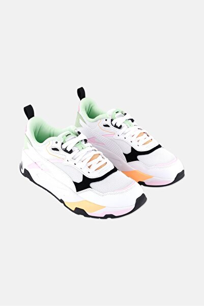 Puma حذاء ترينيتي برباط للخارجية للرجال، أبيض